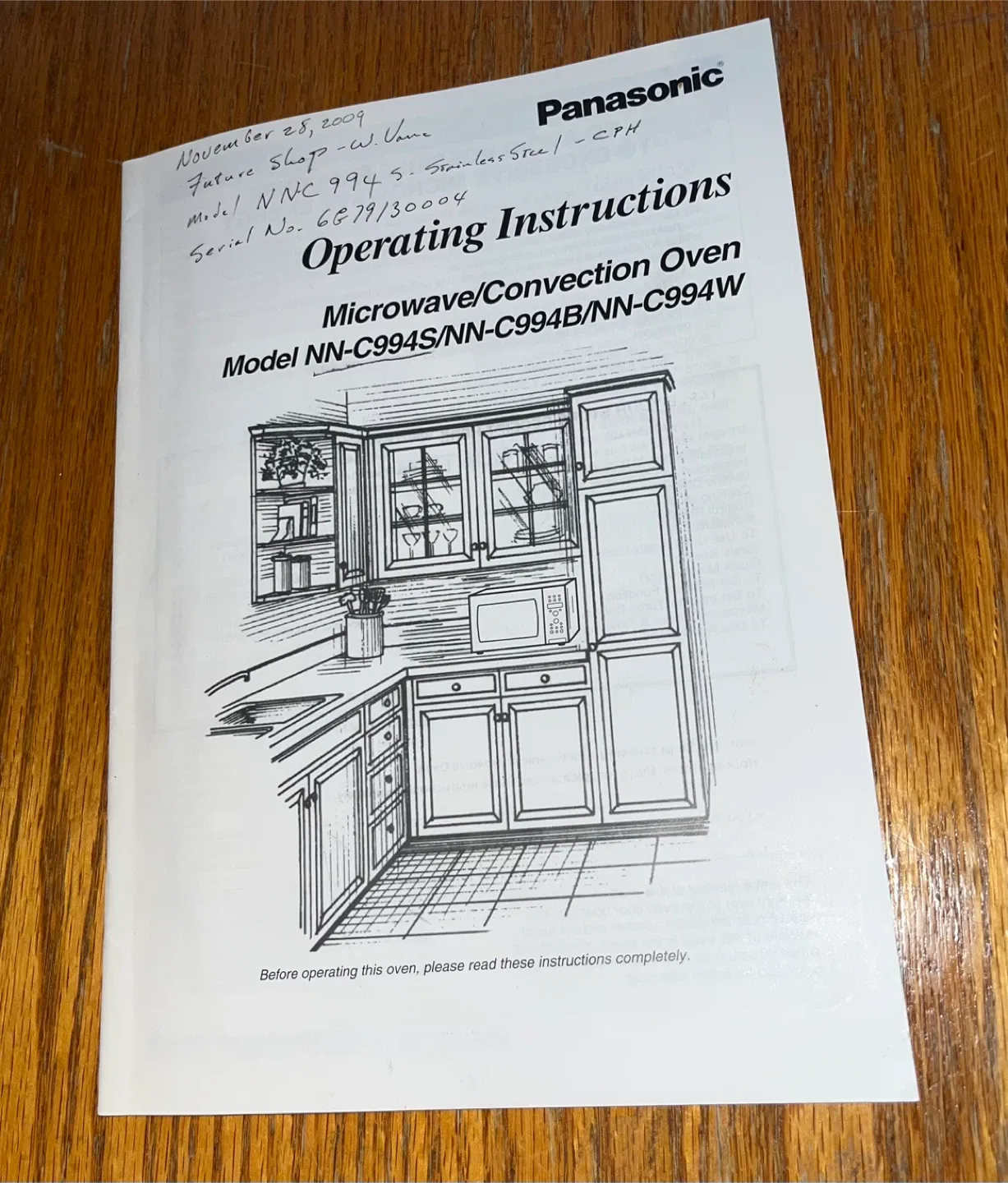 Panasonic Convection Microwave Oven (Broken, for parts only) image indicator(10)