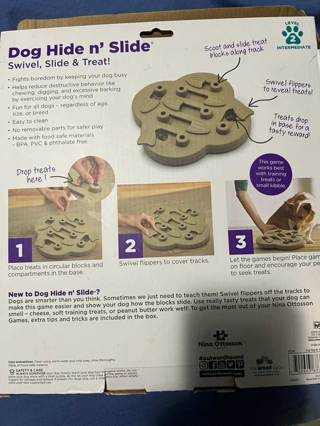 Outward Hound Dog Hide n' Slide Puzzle Toy image indicator(2)