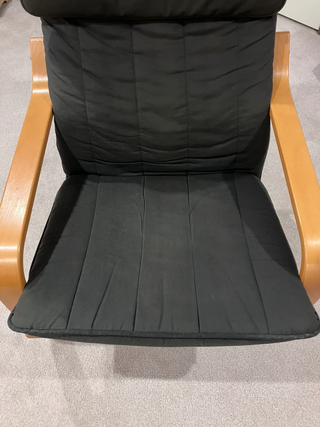 IKEA Poang Chair - Black Cushion - photo 2