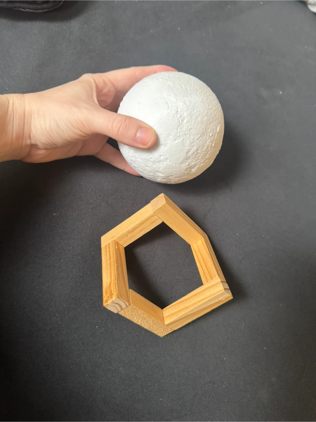 Moon Lamp with Wooden Stand - photo 3