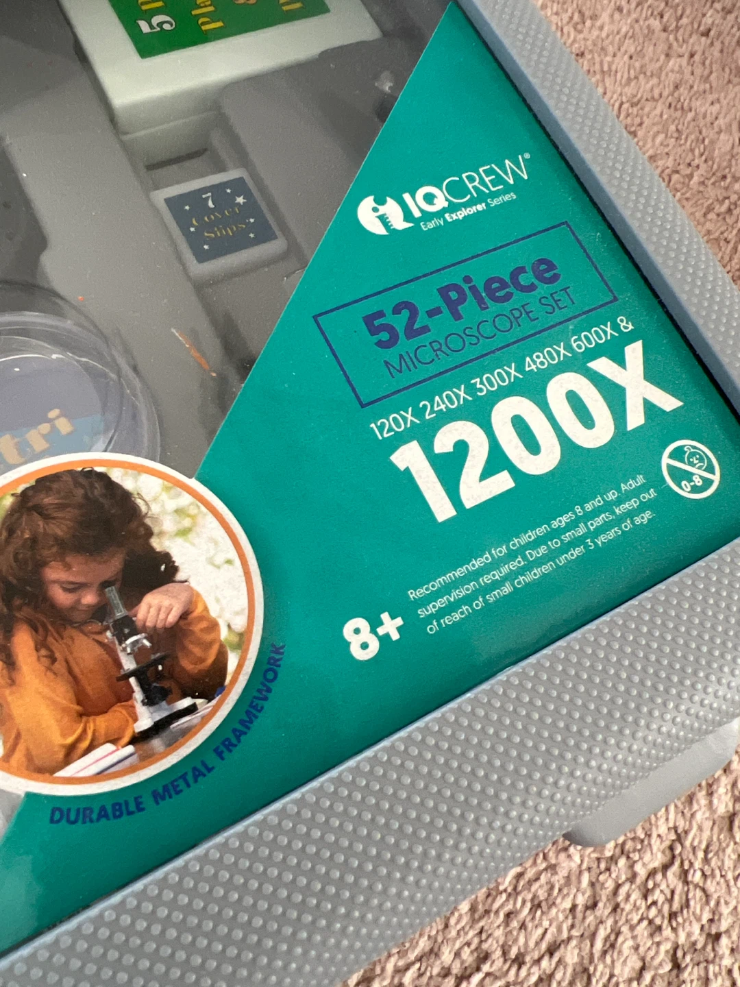 IQ Crew 52-Piece Microscope Set 1200X - photo 3