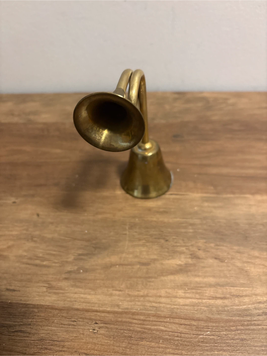 Brass Horn Bell Ornament - photo 5