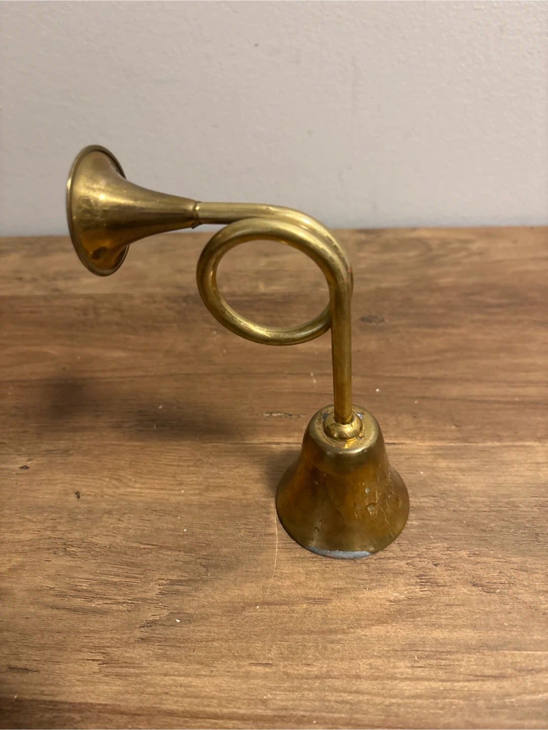 Brass Horn Bell Ornament - photo 4