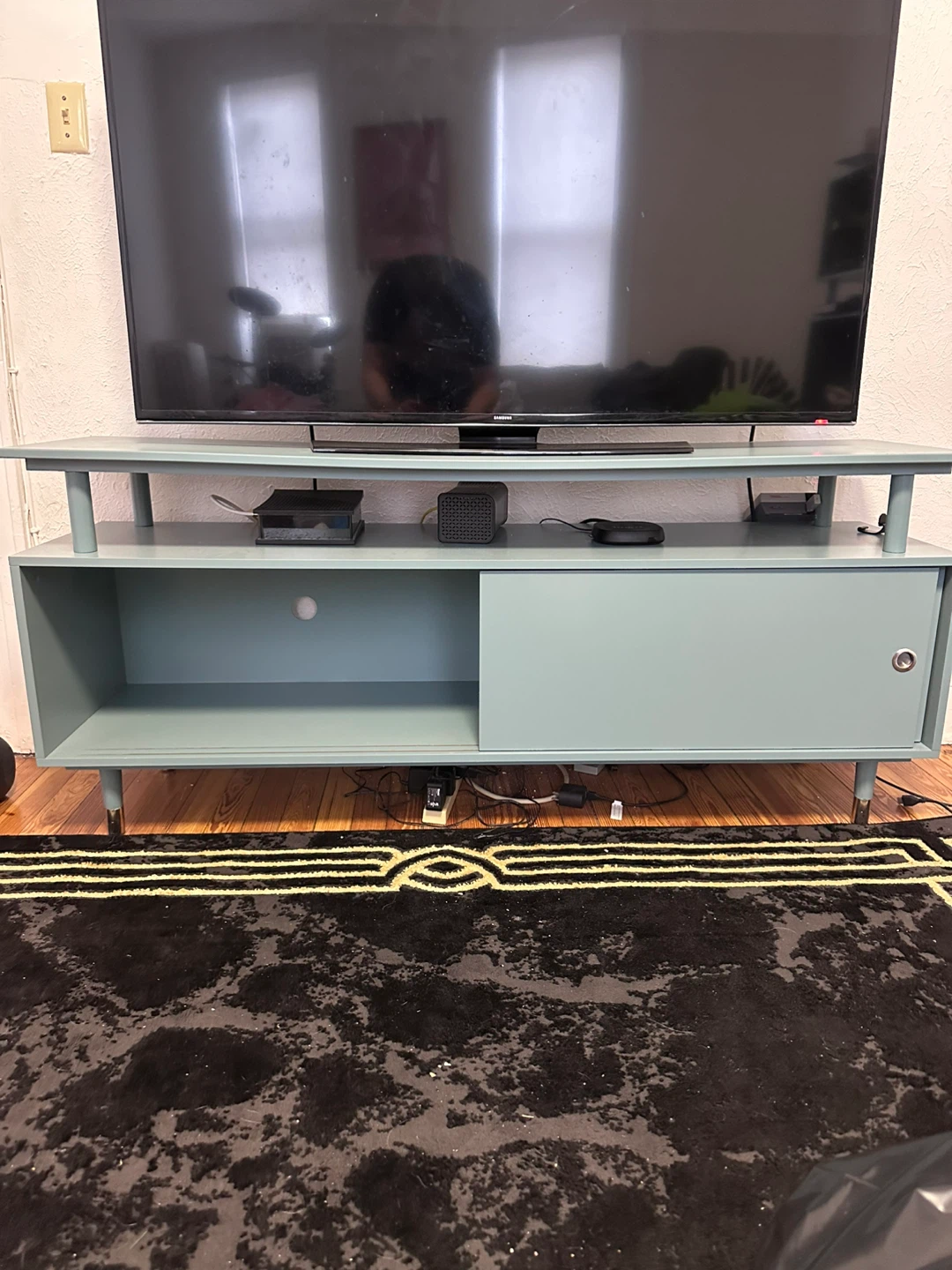 Blue TV Stand