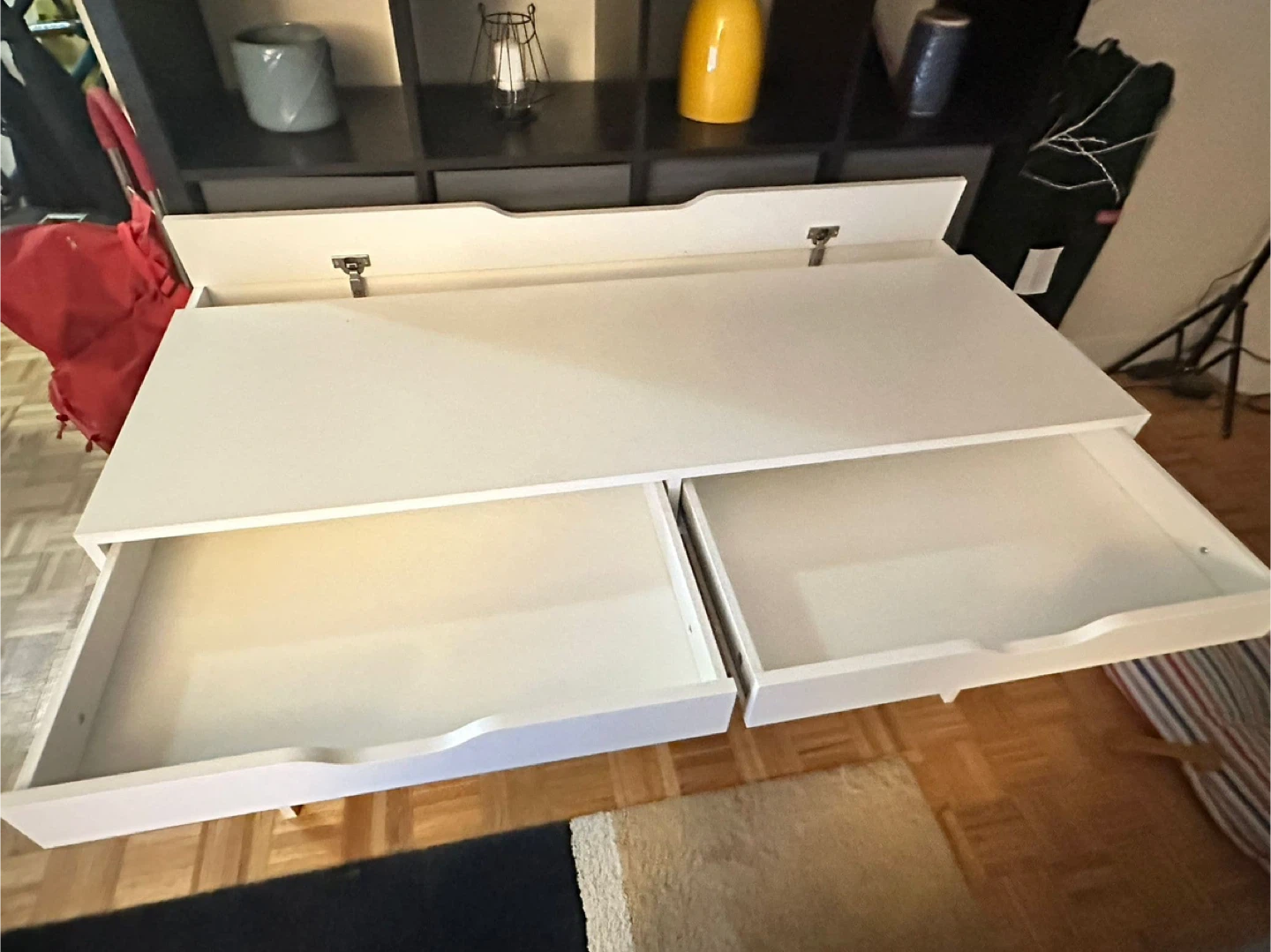 IKEA ALEX Desk, white, 132x58 cm (52x22 7/8 "")