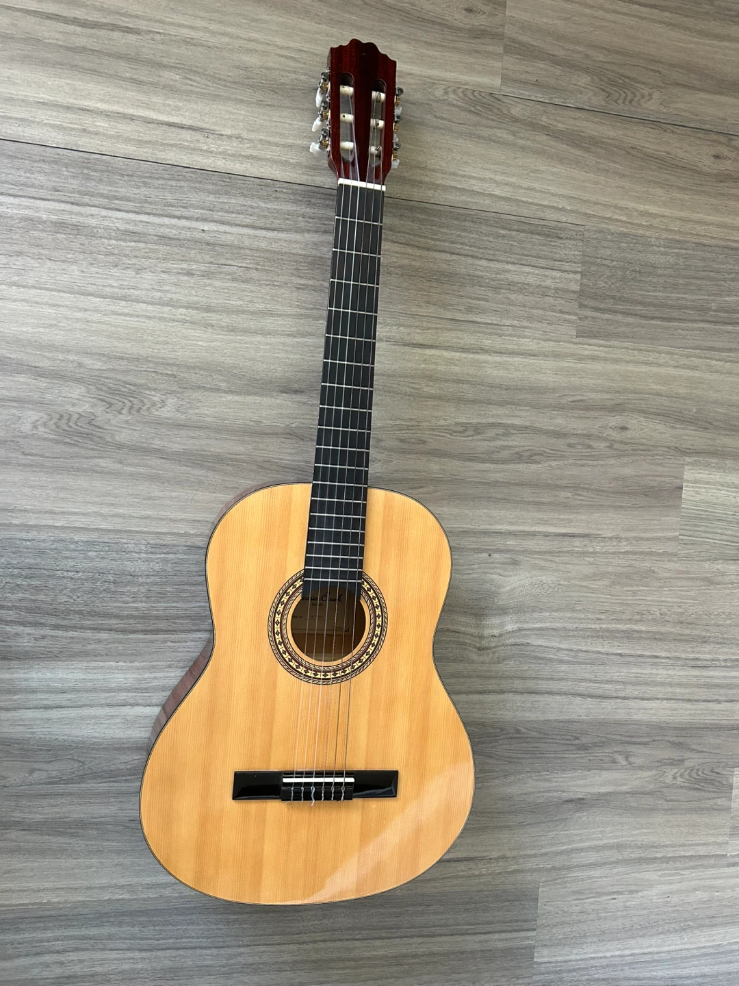 Left handed classical guitar