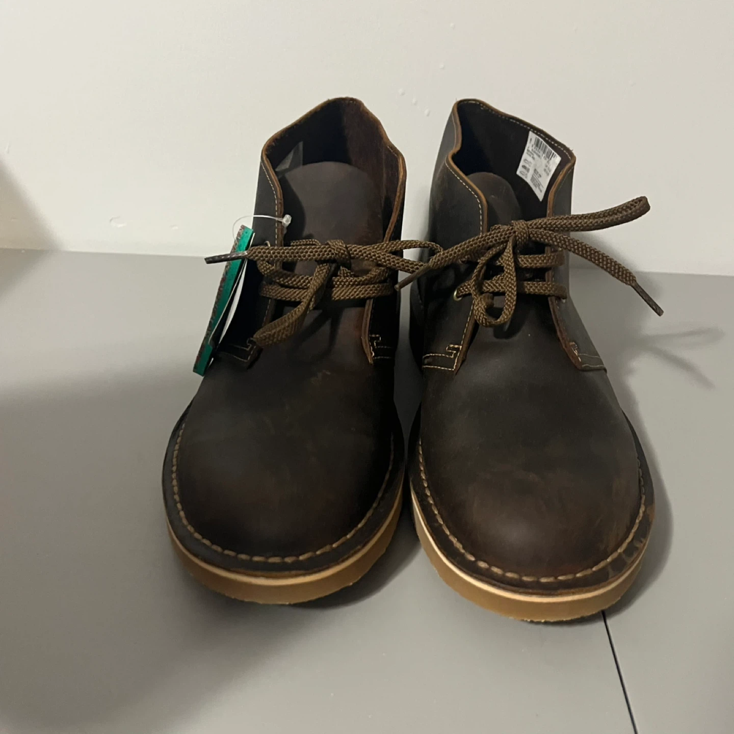 Clarks Desert Boot - Brown Leather Mens 10 NWT - photo 2