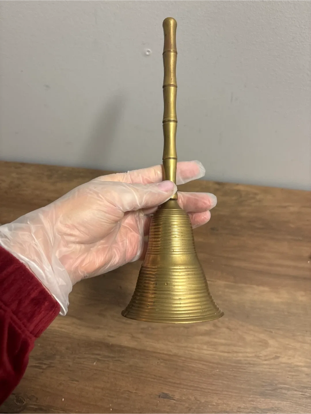 Vintage Brass Bell from India image indicator(2)