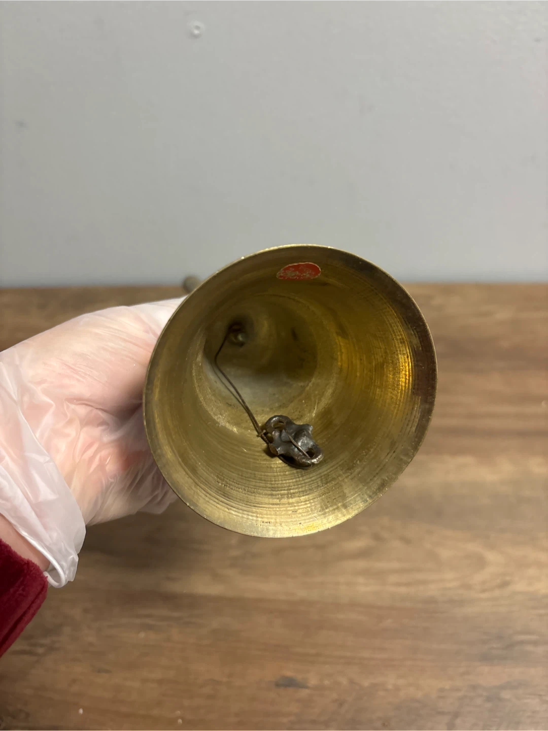 Vintage Brass Bell from India - photo 4