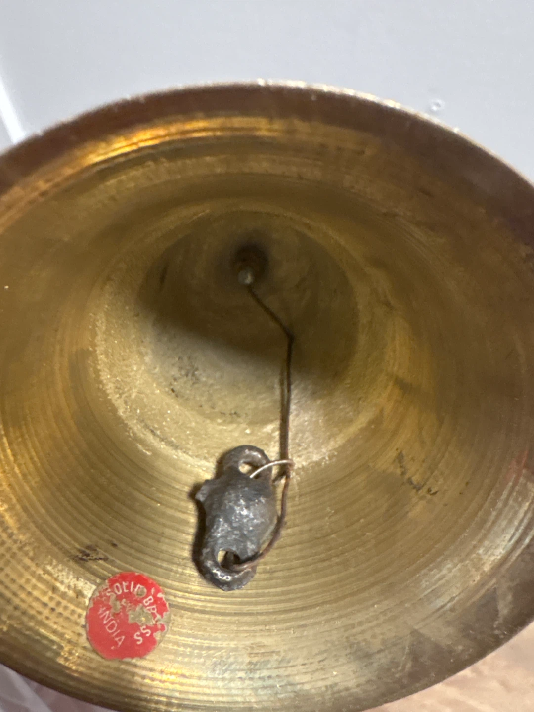 Vintage Brass Bell from India - photo 5
