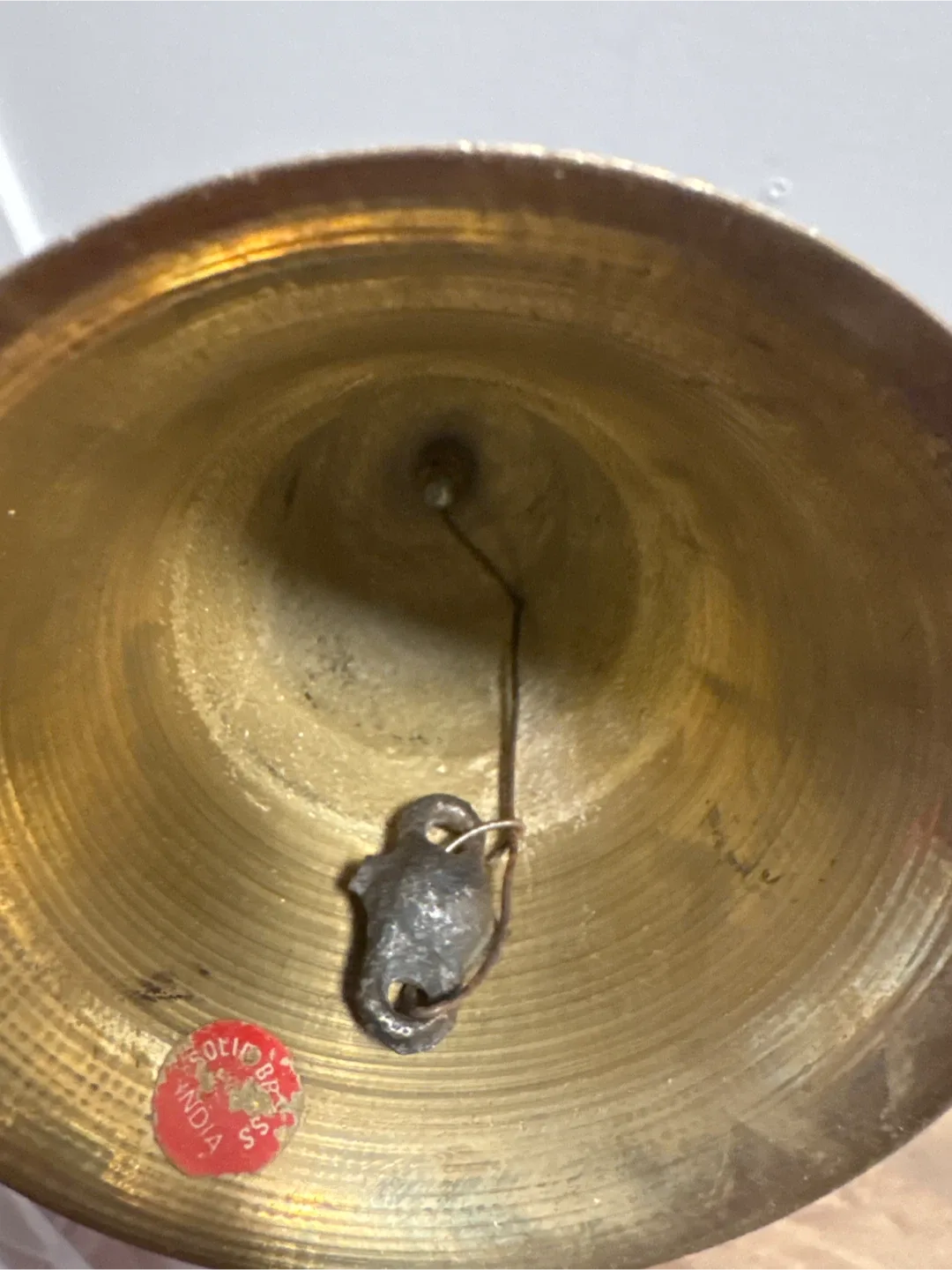 Vintage Brass Bell from India image indicator(5)
