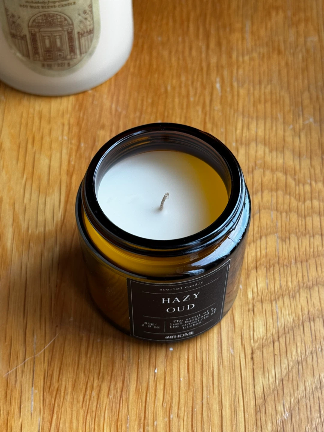 🥕H&M Home Hazy Oud Scented Candle (2.8 oz) - photo 2