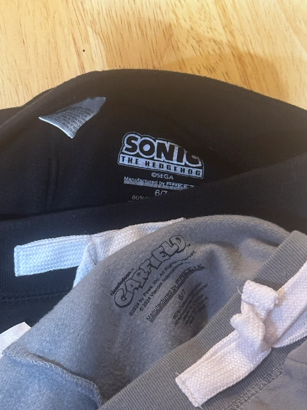 Kids Sonic & Garfield Sweatpants Size 6/7 - photo 3