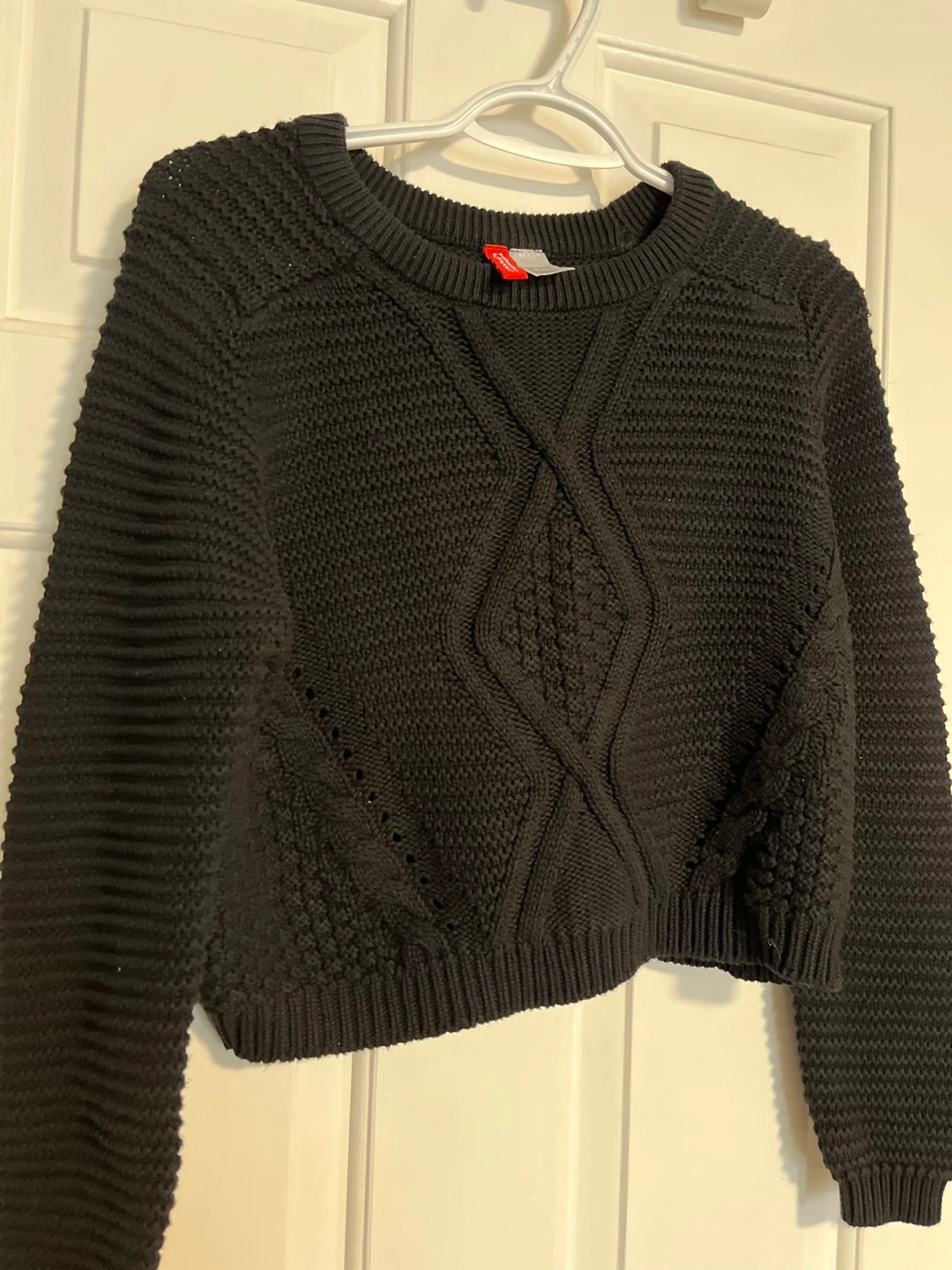 H&M Divided Black Knit Sweater - Size M - photo 3