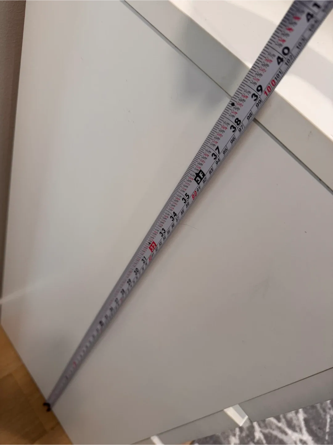 White MALM Ikea dresser - 4 drawer image indicator(7)