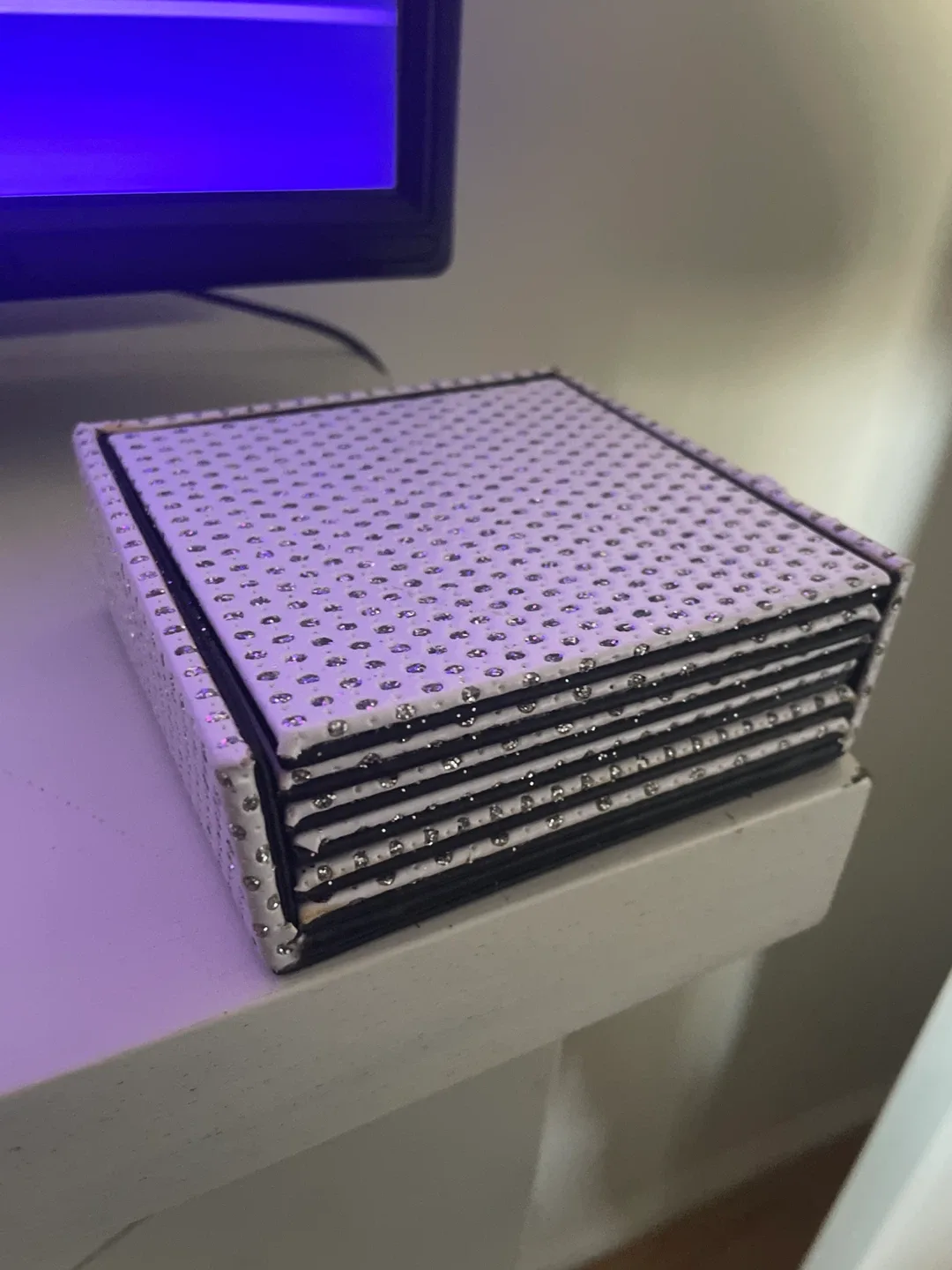 Sparkly Coasters Set