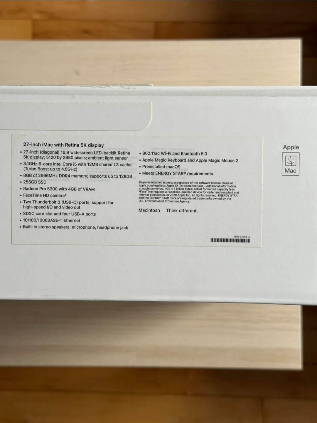 iMac Retina 5K 27-inch 2020 - photo 3