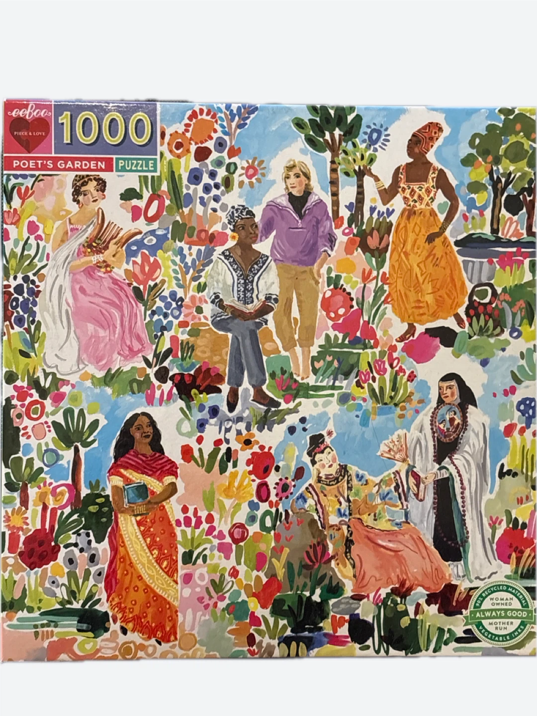 eeBoo Poet's Garden 1000 Piece Puzzle
