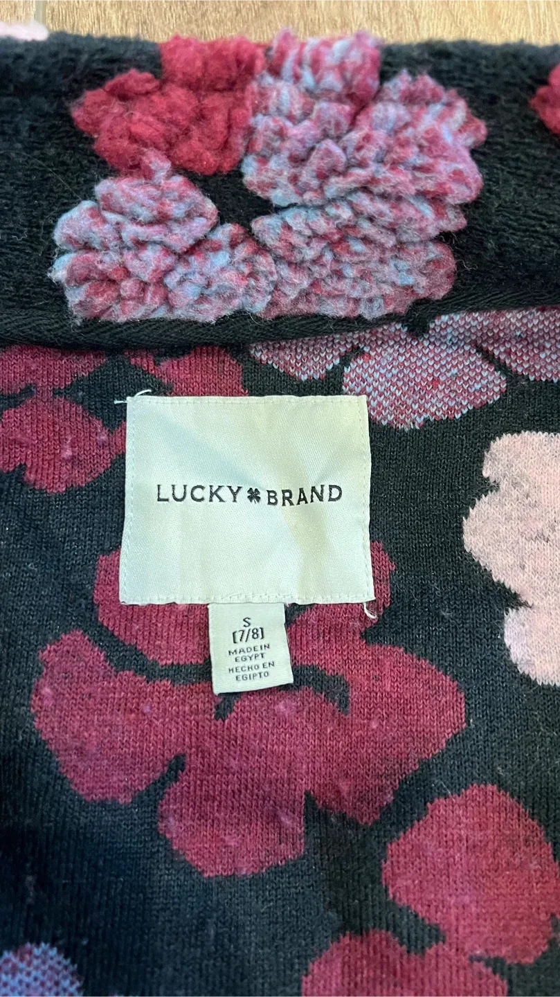 Lucky Brand Girls Floral Jacket - Size S (7/8) image indicator(3)
