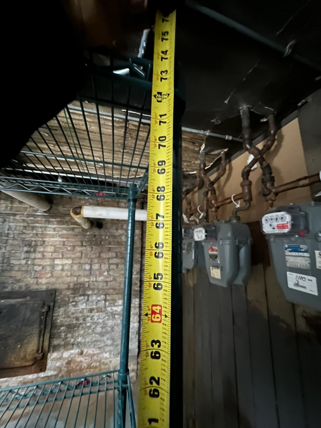 4-Tier Wire Shelving Unit - 75"x18" heavy duty - photo 5