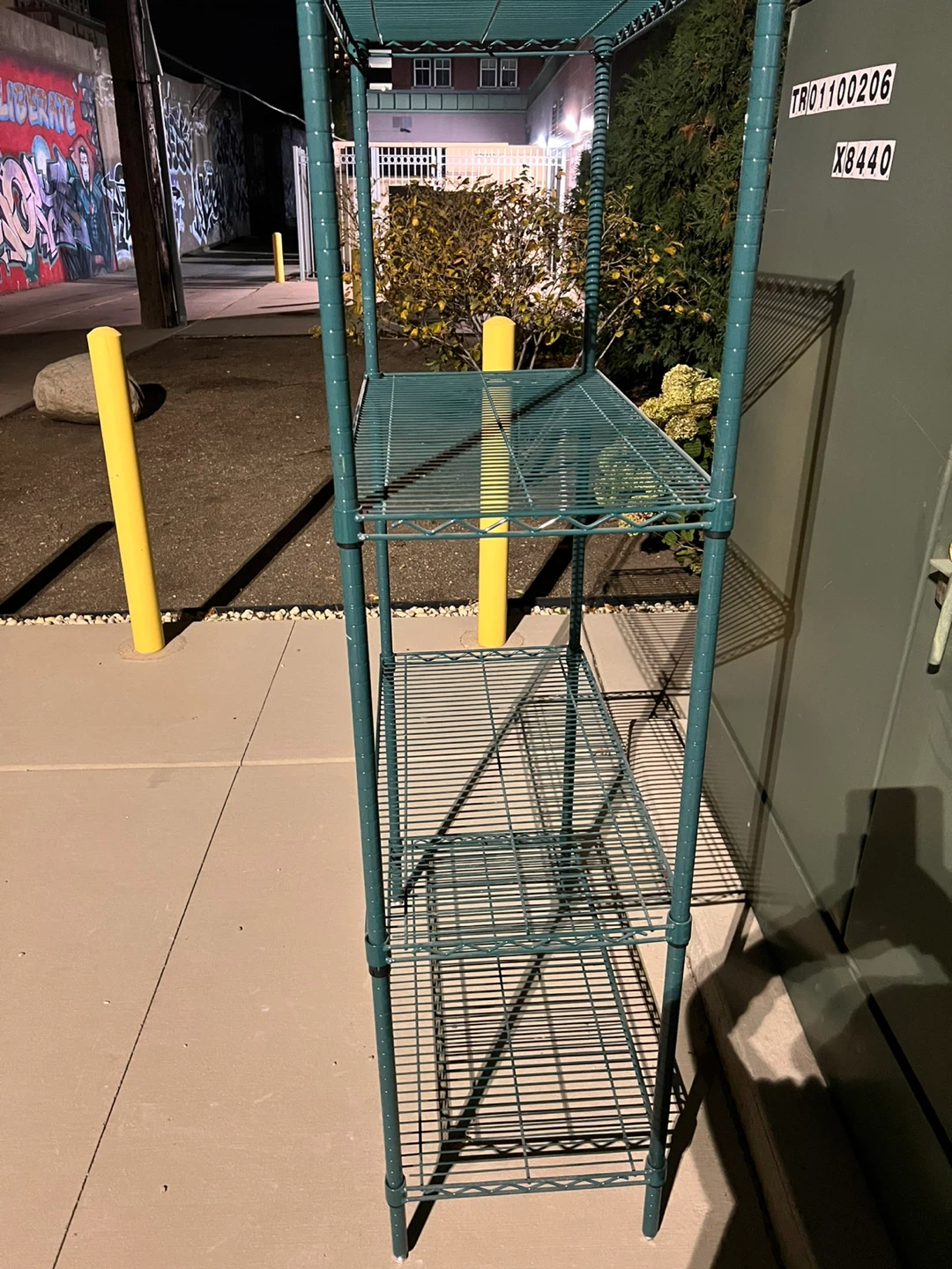 4-Tier Wire Shelving Unit - 75"x18" heavy duty - photo 2