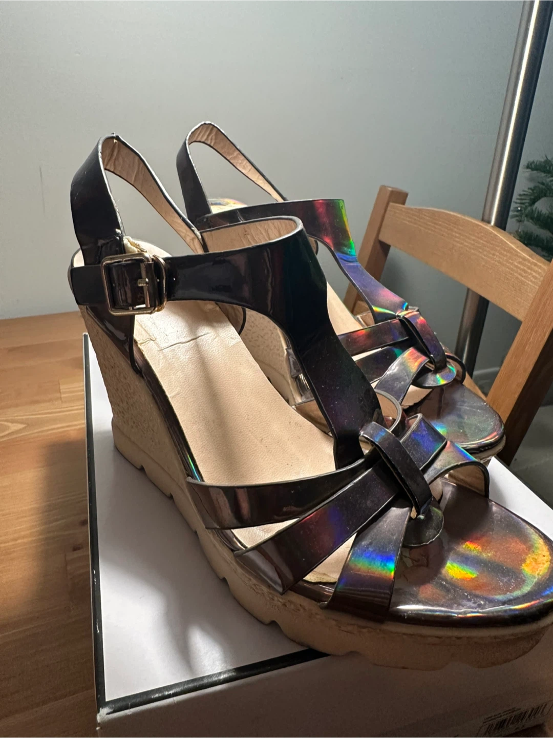 Vintage Wedge Heels - Size 37 - photo 5