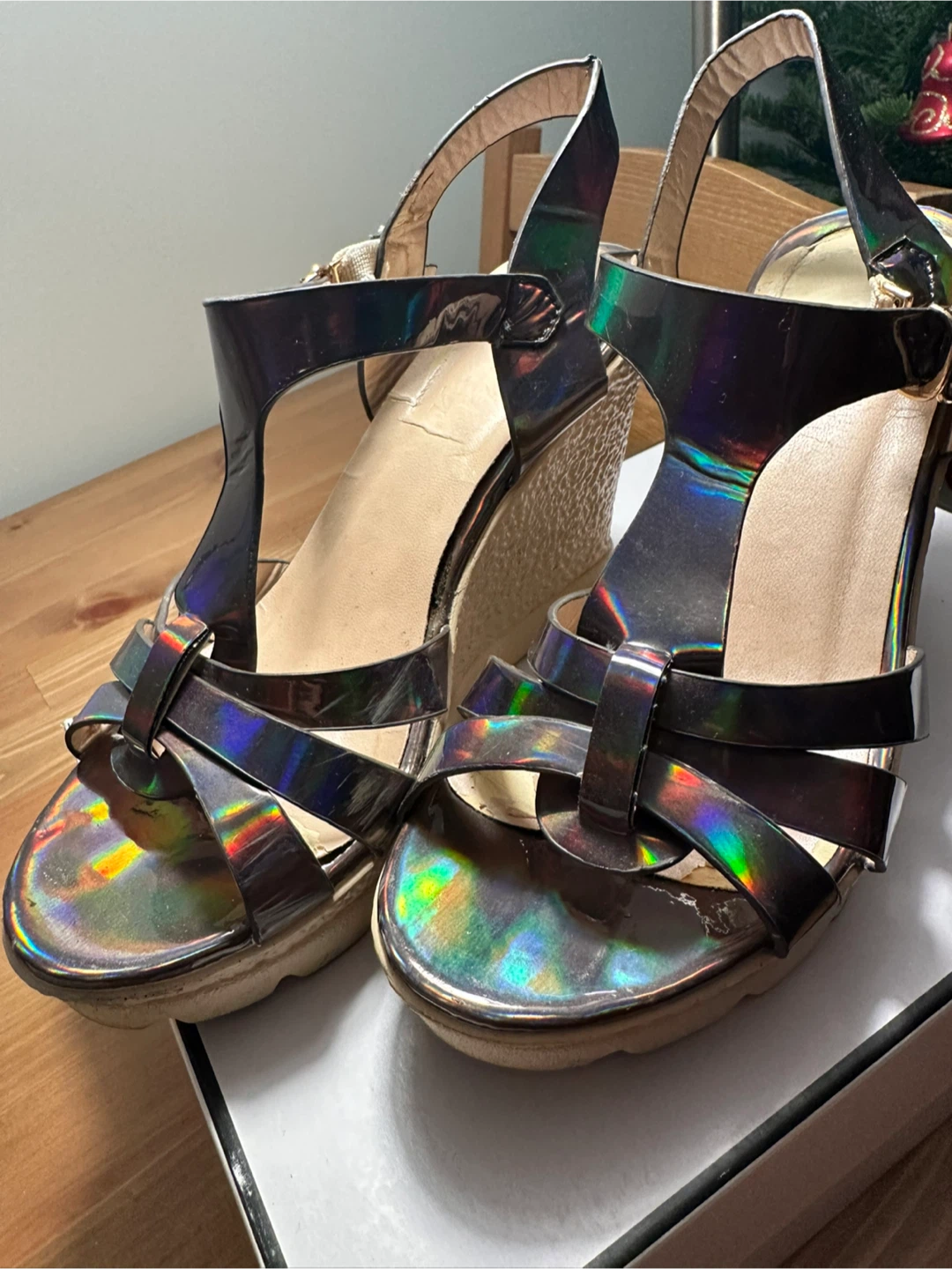 Vintage Wedge Heels - Size 37 - photo 3