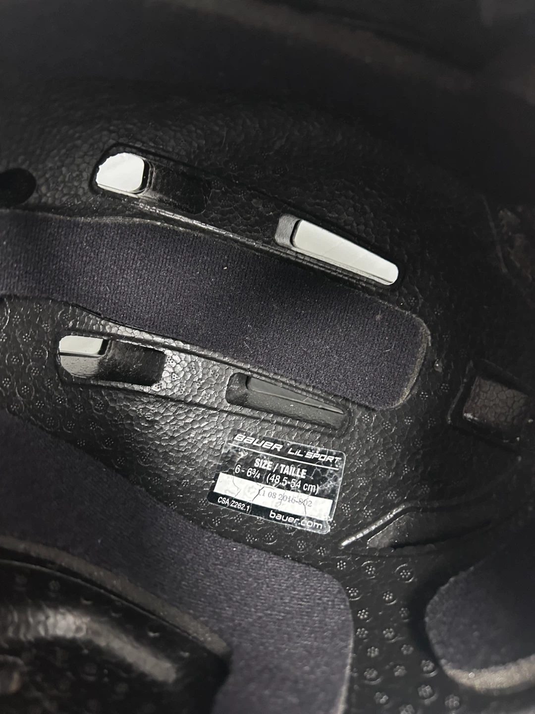 Bauer Lil Sport Hockey Helmet, Size 6-6 3/4 - photo 3