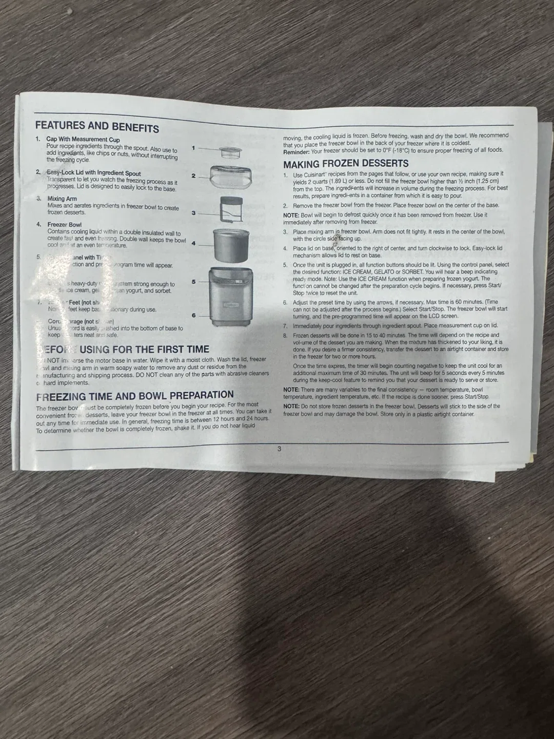 Cuisinart Gelateria ICE-70C Ice Cream Maker image indicator(3)