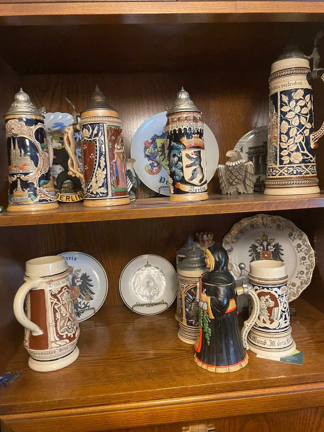Vintage German Beer Stein Collection image indicator(3)