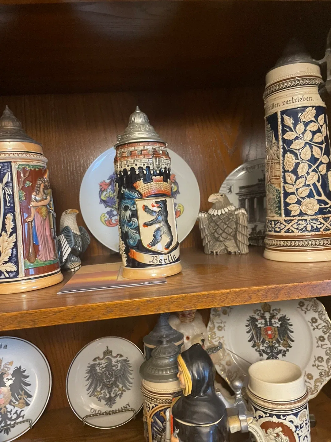 Vintage German Beer Stein Collection image indicator(8)