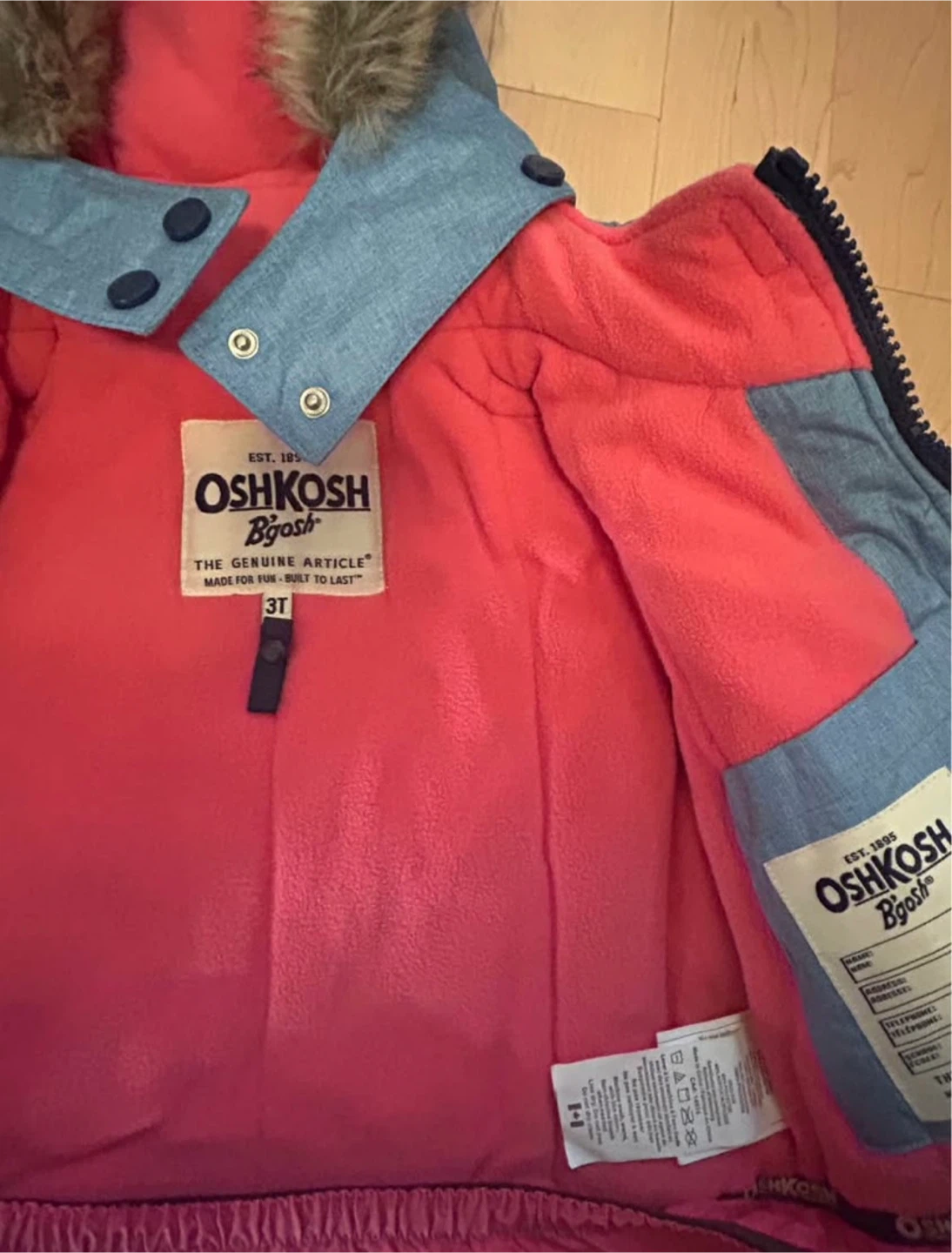 Gusti & OshKosh Snowsuits - Size 3T - photo 4