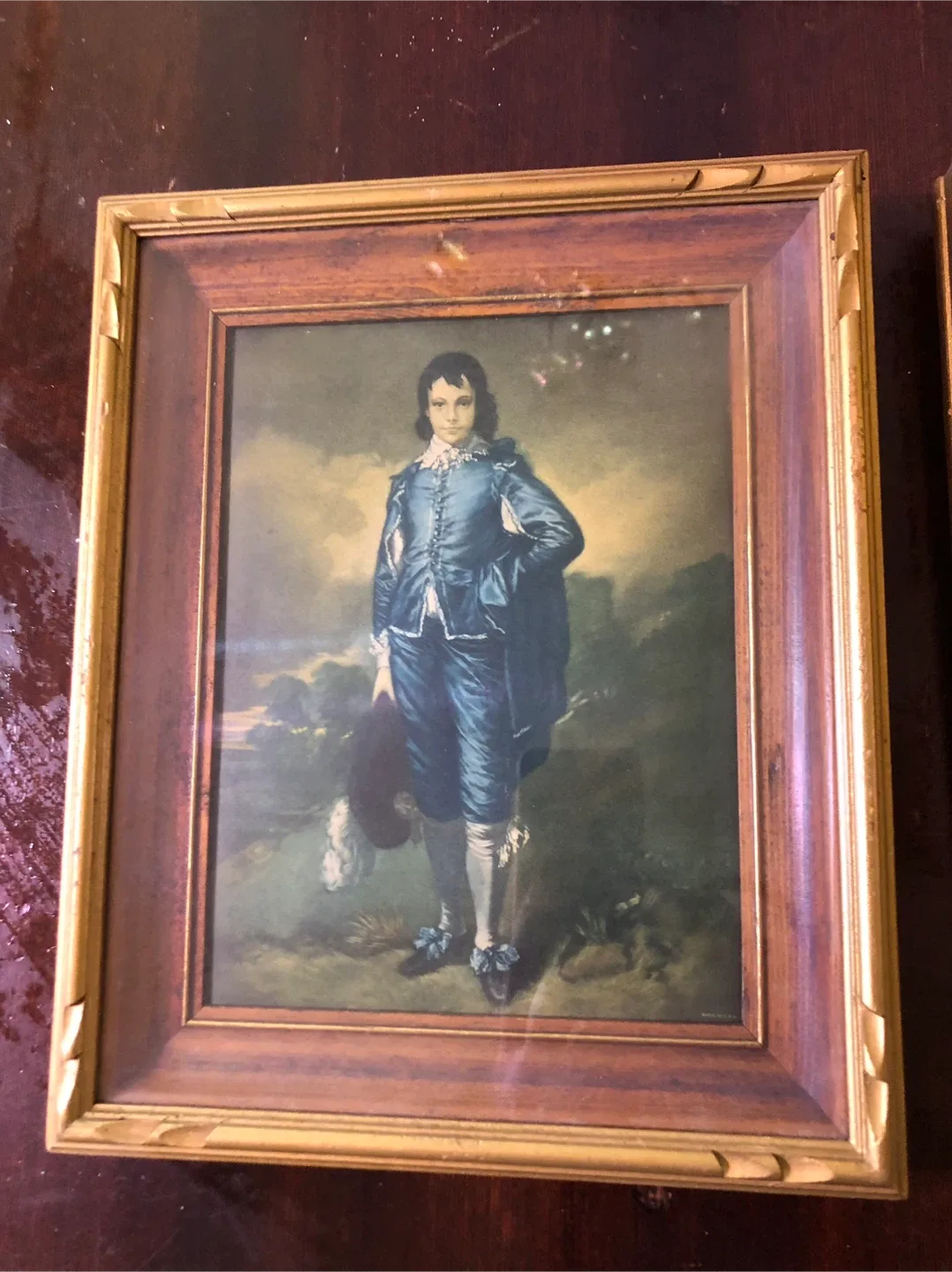 Vintage Blue Boy & Pinky Portraits. image indicator(3)