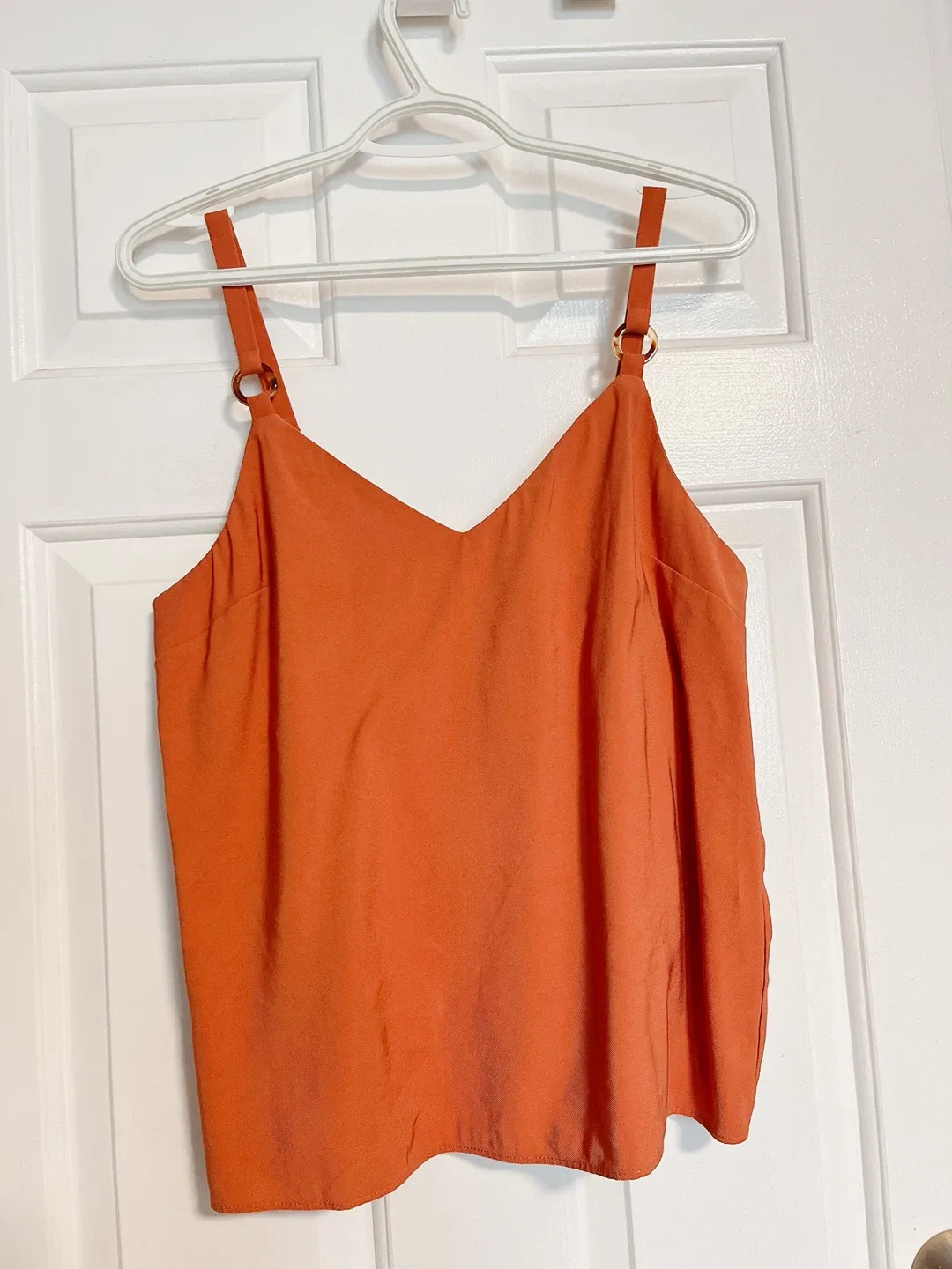 Topshop Orange Cami Top - Size US 8 thumbnail