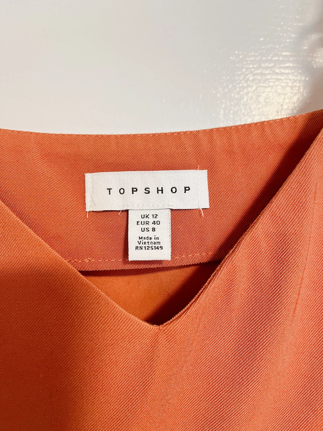Topshop Orange Cami Top - Size US 8 - photo 3