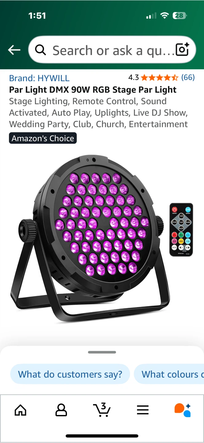 90W RGB Stage Par Light - photo 2