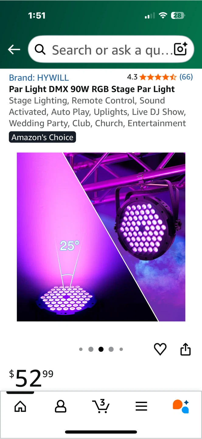 90W RGB Stage Par Light - photo 5