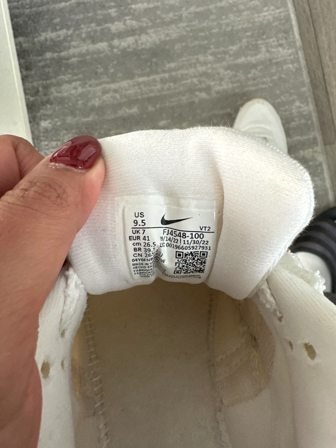 Nike Air Max 1 '87 White/Yellow, US 9.5 image indicator(3)