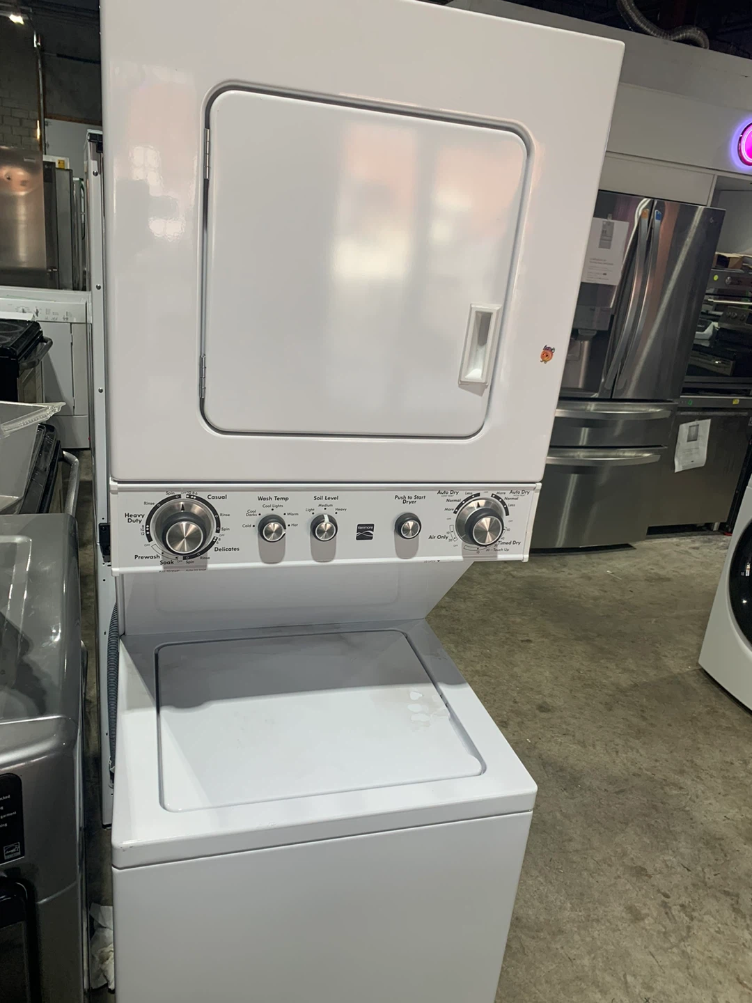 Kenmore Washer & Dryer Set- Laundry-tower-only 490/-  - White