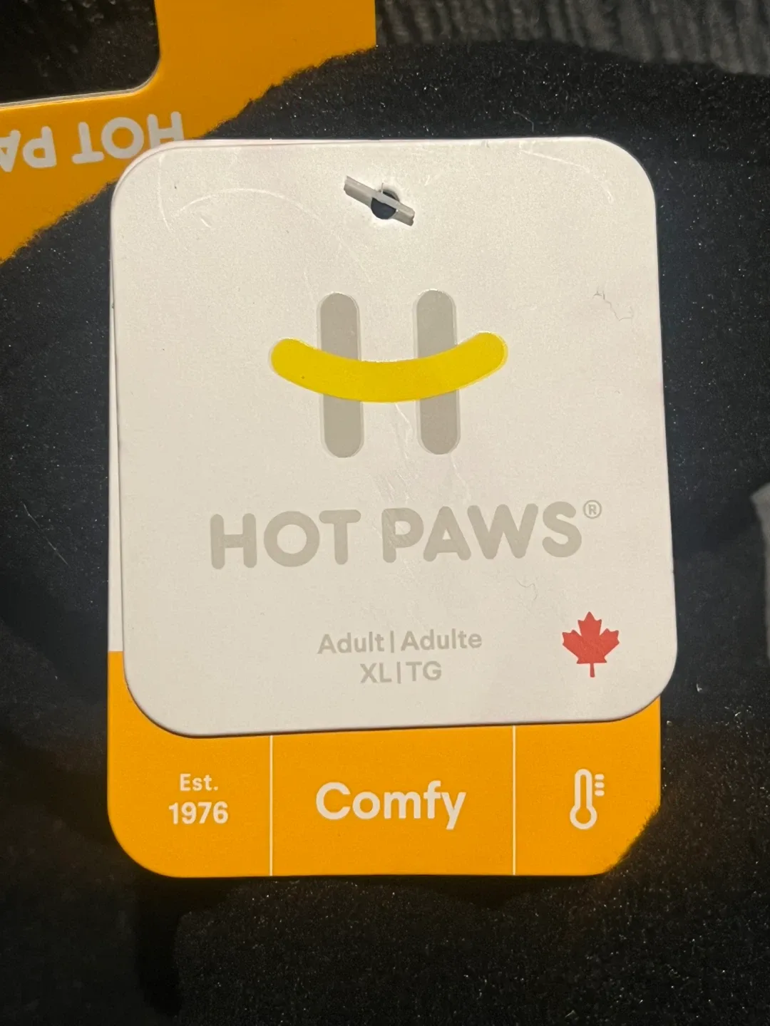 New Hot Paws Adult XL/TG Black Gloves image indicator(3)