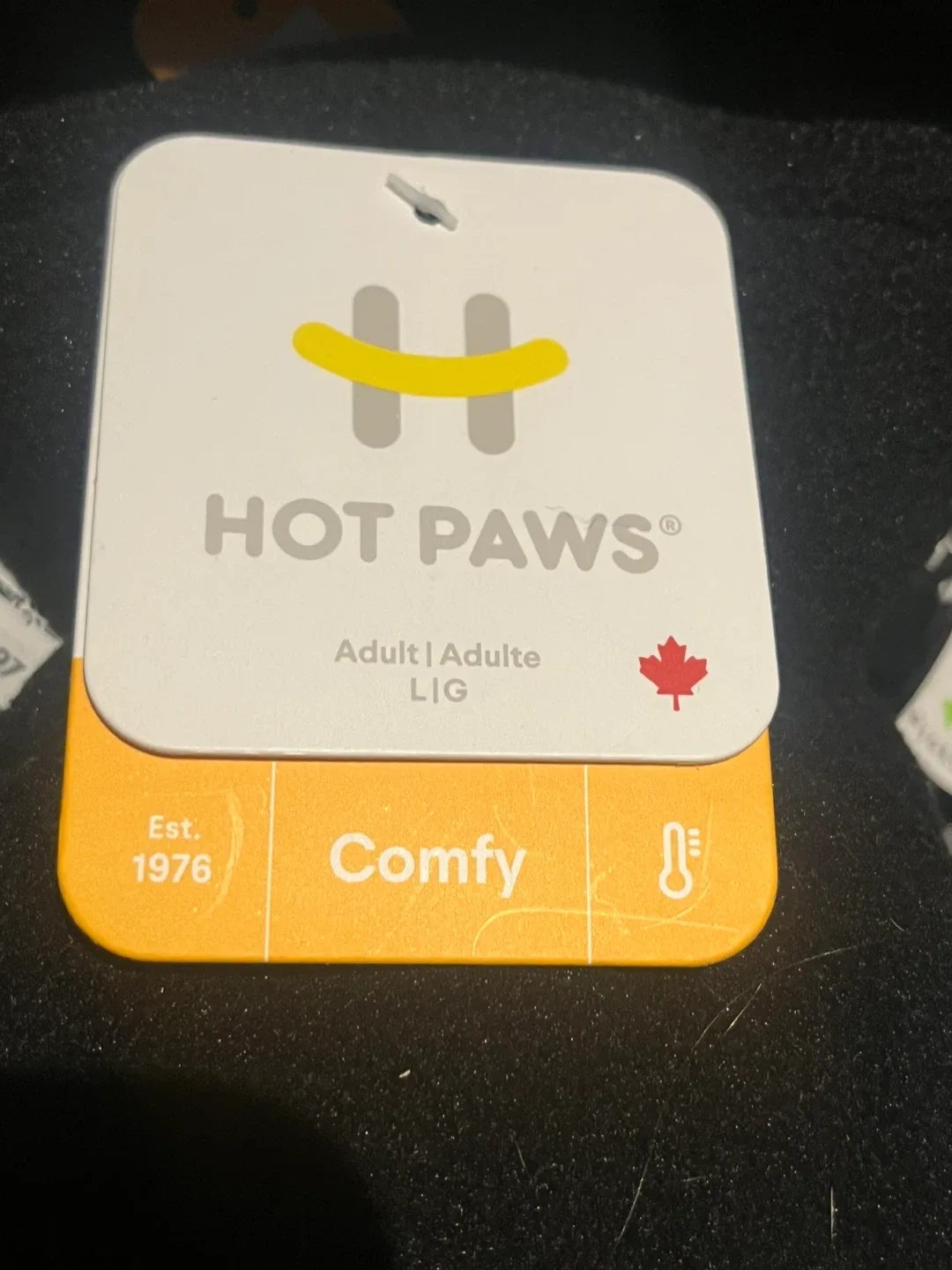 Hot Paws Adult XL/TG Black Gloves image indicator(3)