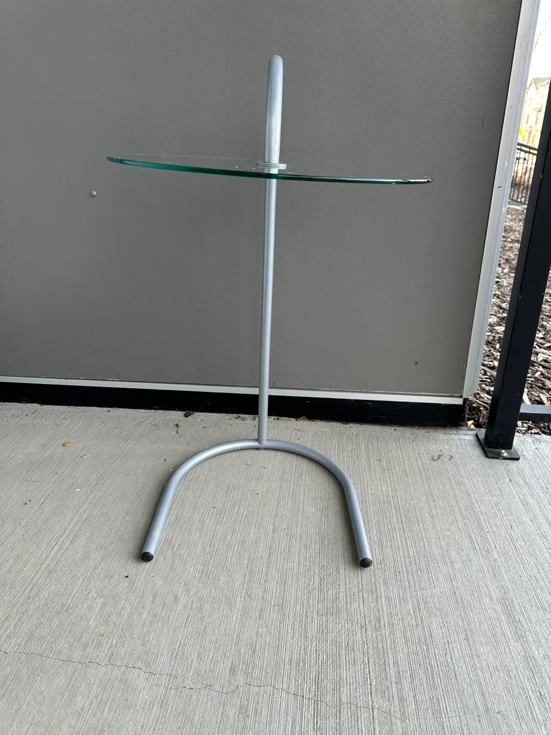 Glass Top Side Table / End Table / C Table - photo 3