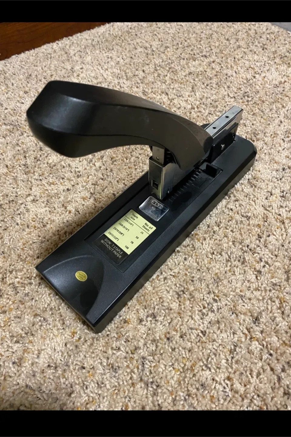 HEAVY DUTY PAPER STAPLER image indicator(2)