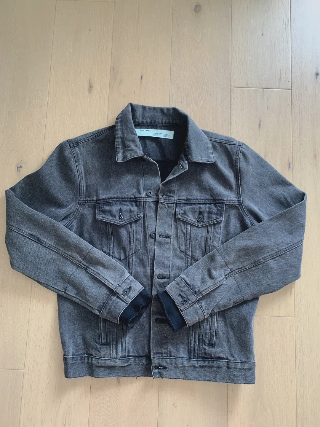 Dark Grey Denim Jacket, Size L image indicator(2)