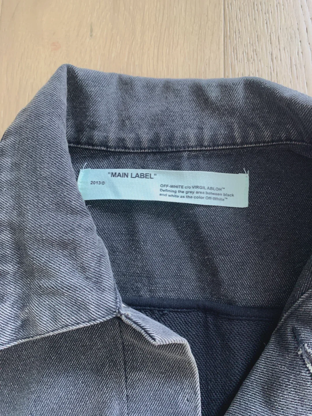 Dark Grey Denim Jacket, Size L image indicator(3)