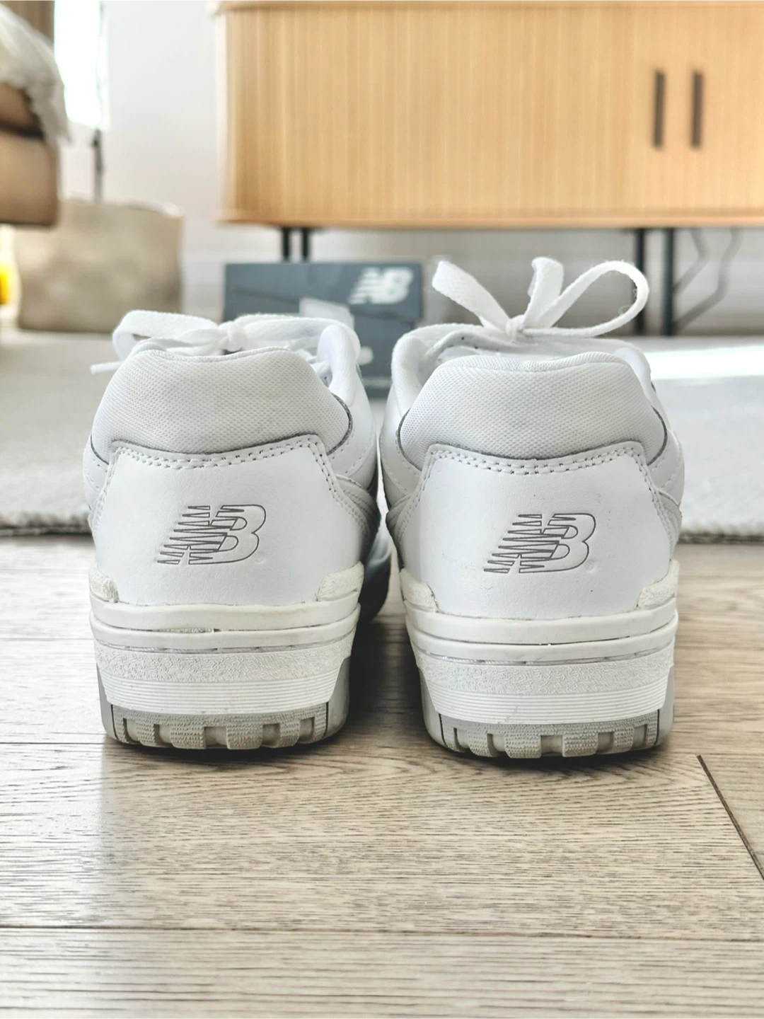 New Balance 550 White Sneakers - photo 4
