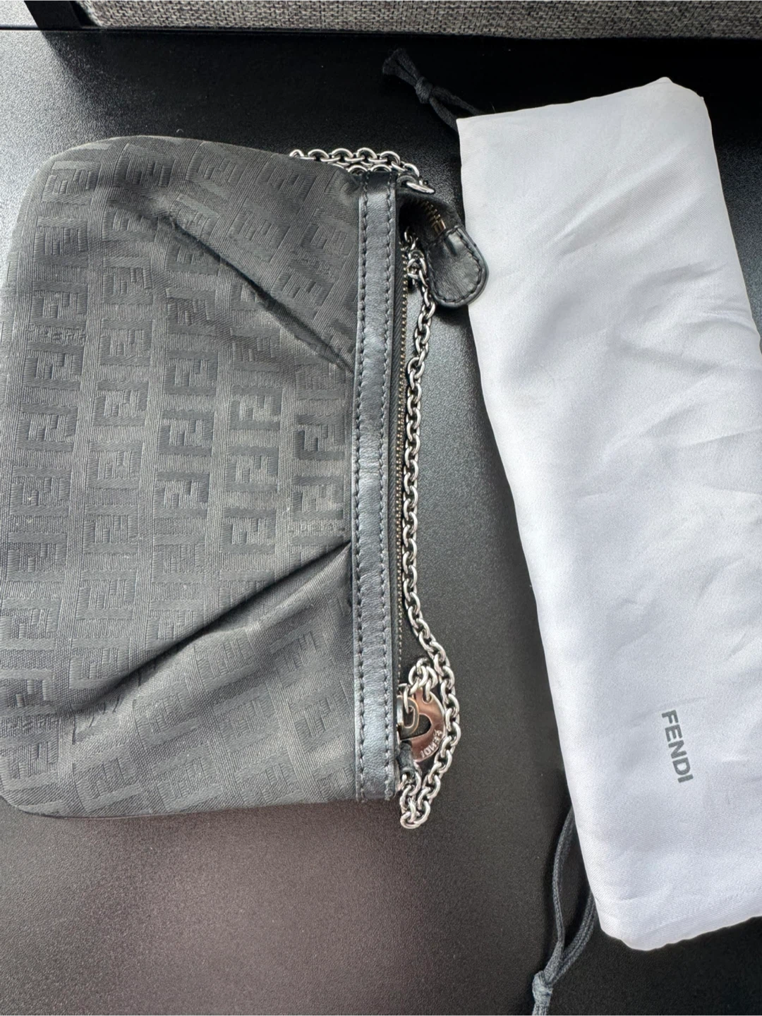 Fendi Black Chain Shoulder Bag - photo 2