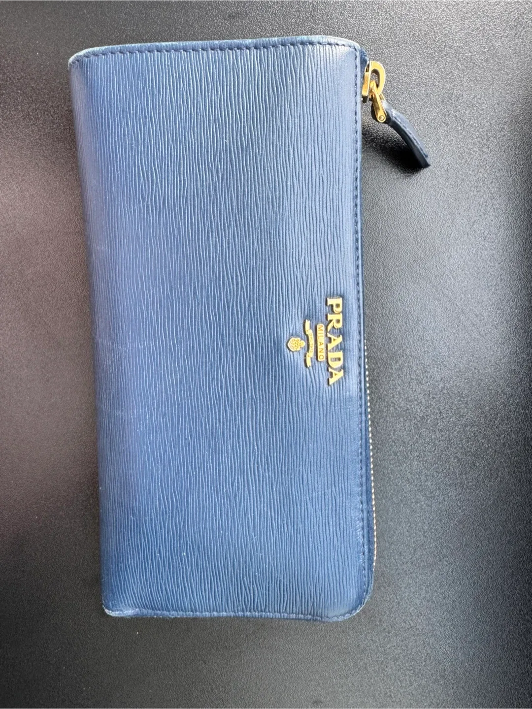Prada Blue Leather Wallet image indicator(2)