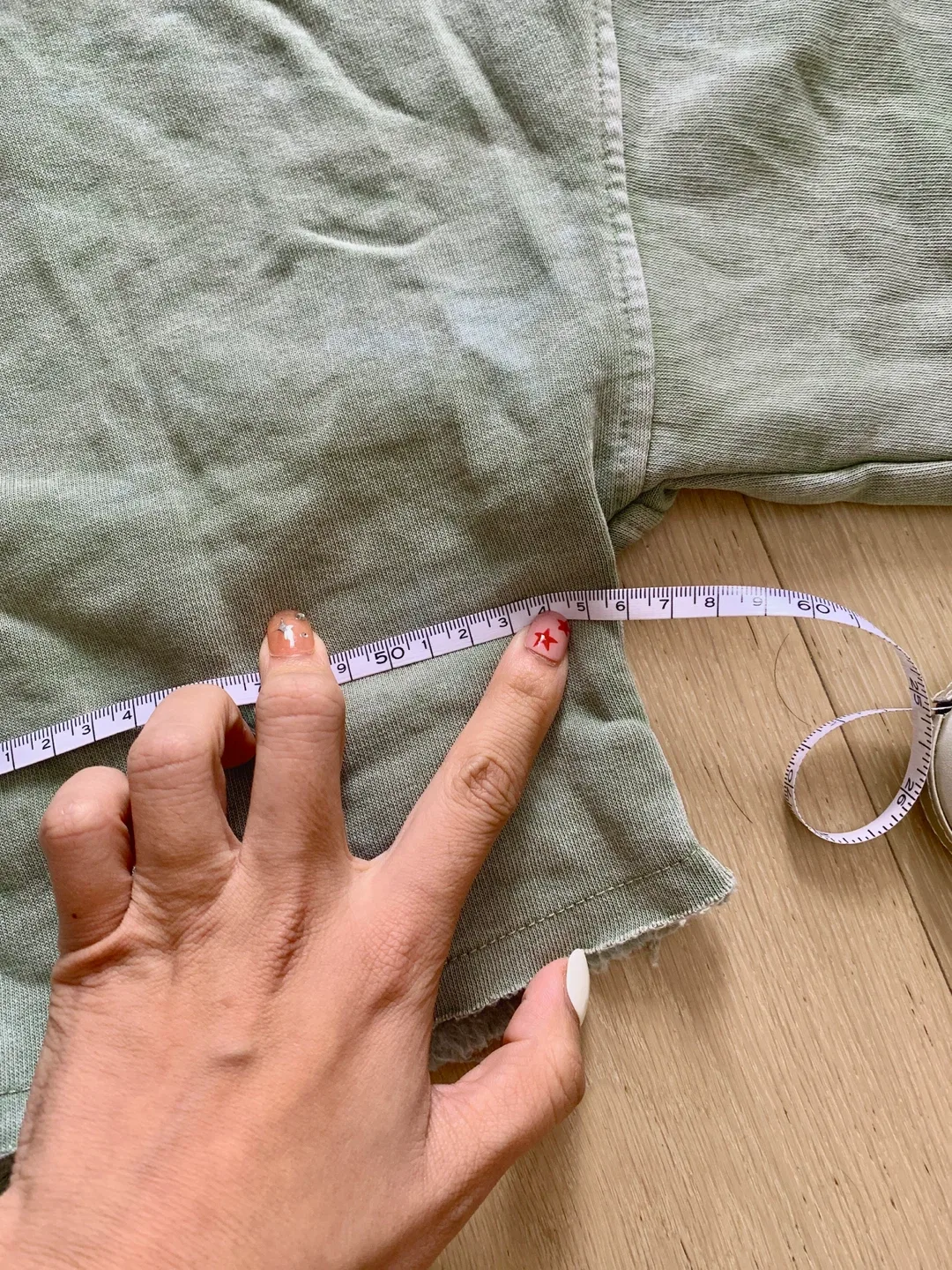 Fashion Nova Light Green Cropped Zip-Up Short Hoodie - Size M image indicator(6)