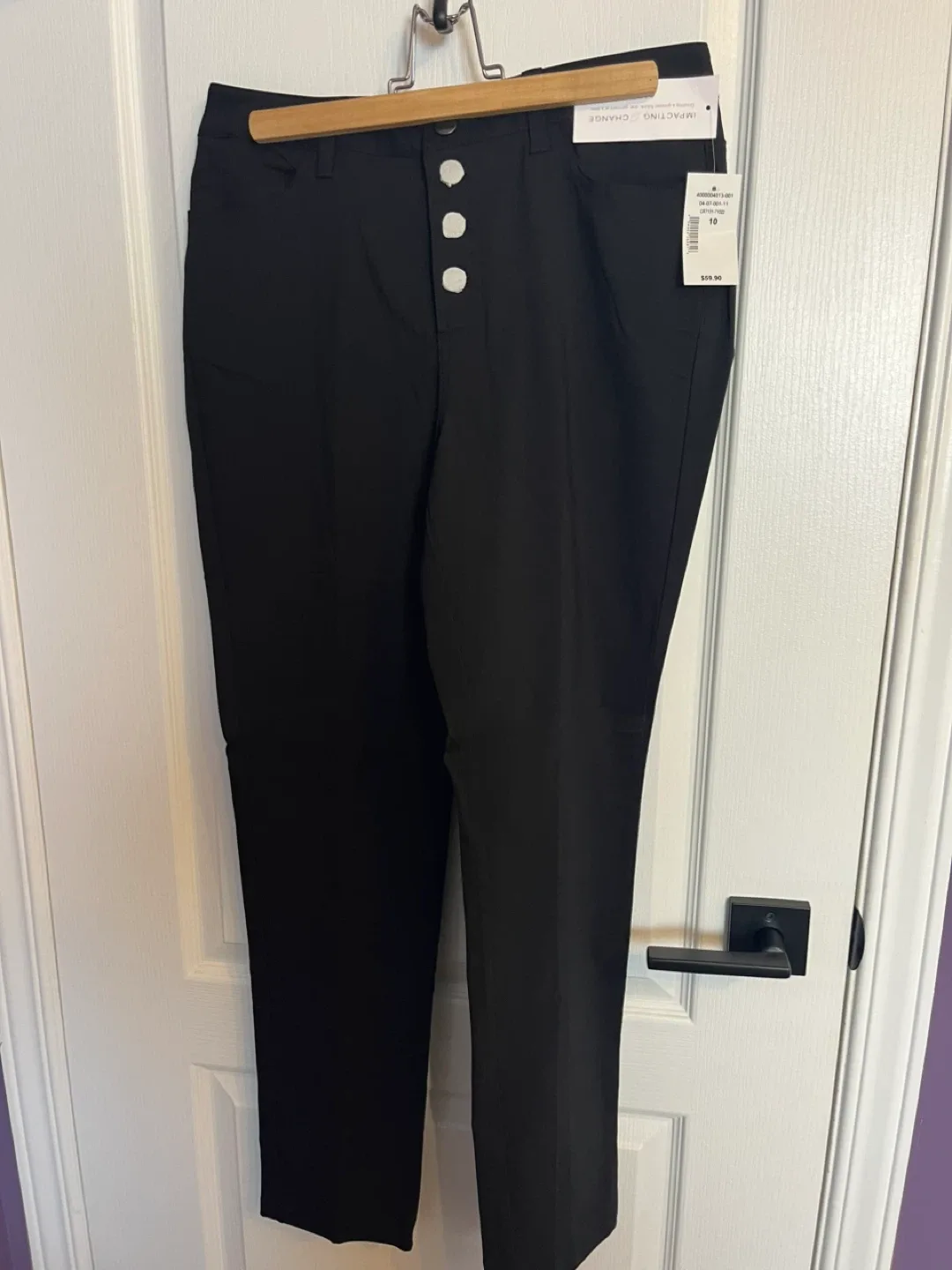 🥕New Cleo Black Pants - Size 10